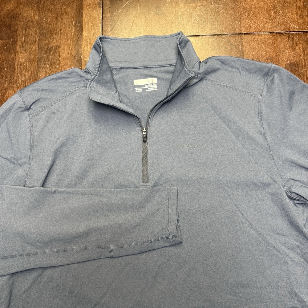 Marmot Men's XL Harrier Midweight 1/2 Zip Long Sleeve Gray Pullover 900708